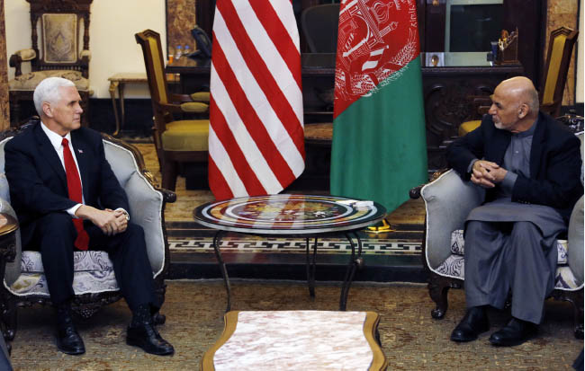 Pence Reassure US Continued Support to Afghanistan